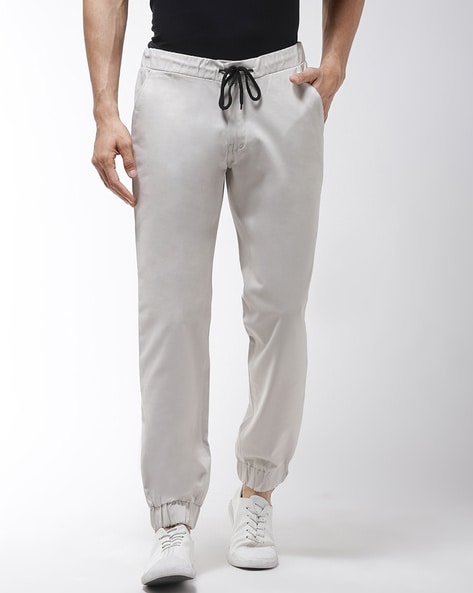 Buy Beige Trousers & Pants for Men by Hubberholme Online | Ajio.com