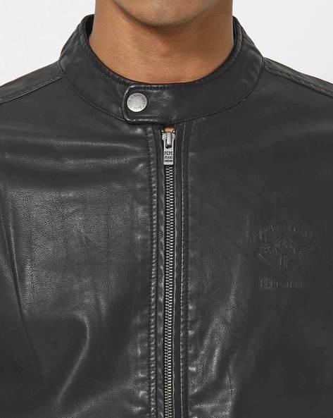 Pepe jeans on sale leather jacket mens