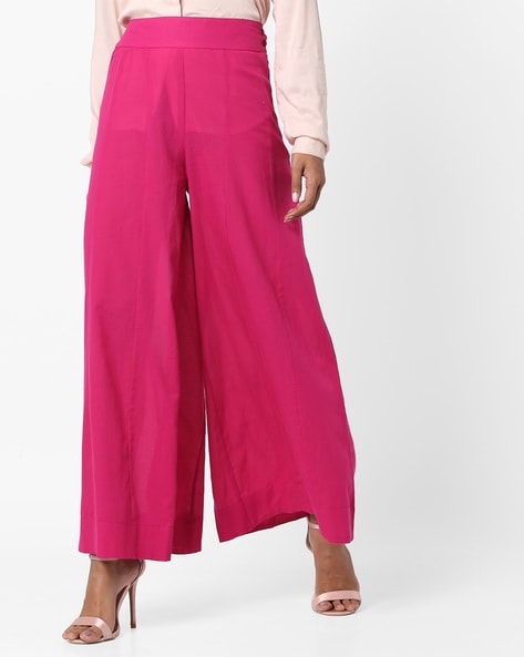 Wide-Leg Panelled Palazzo Pants Price in India