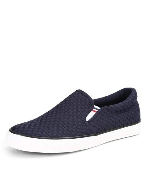 navy plimsolls mens