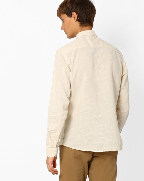 Buy Beige Shirts for Men by NETPLAY Online