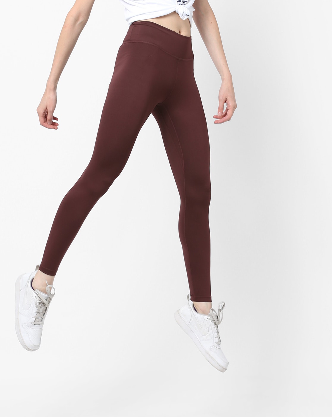 nike leggings maroon