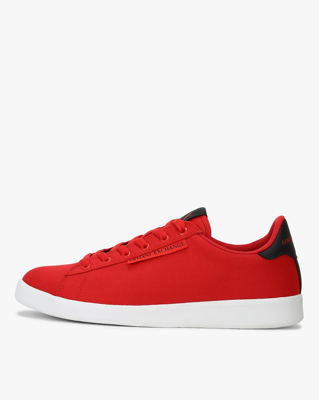 Armani exchange red shoes new arrivals