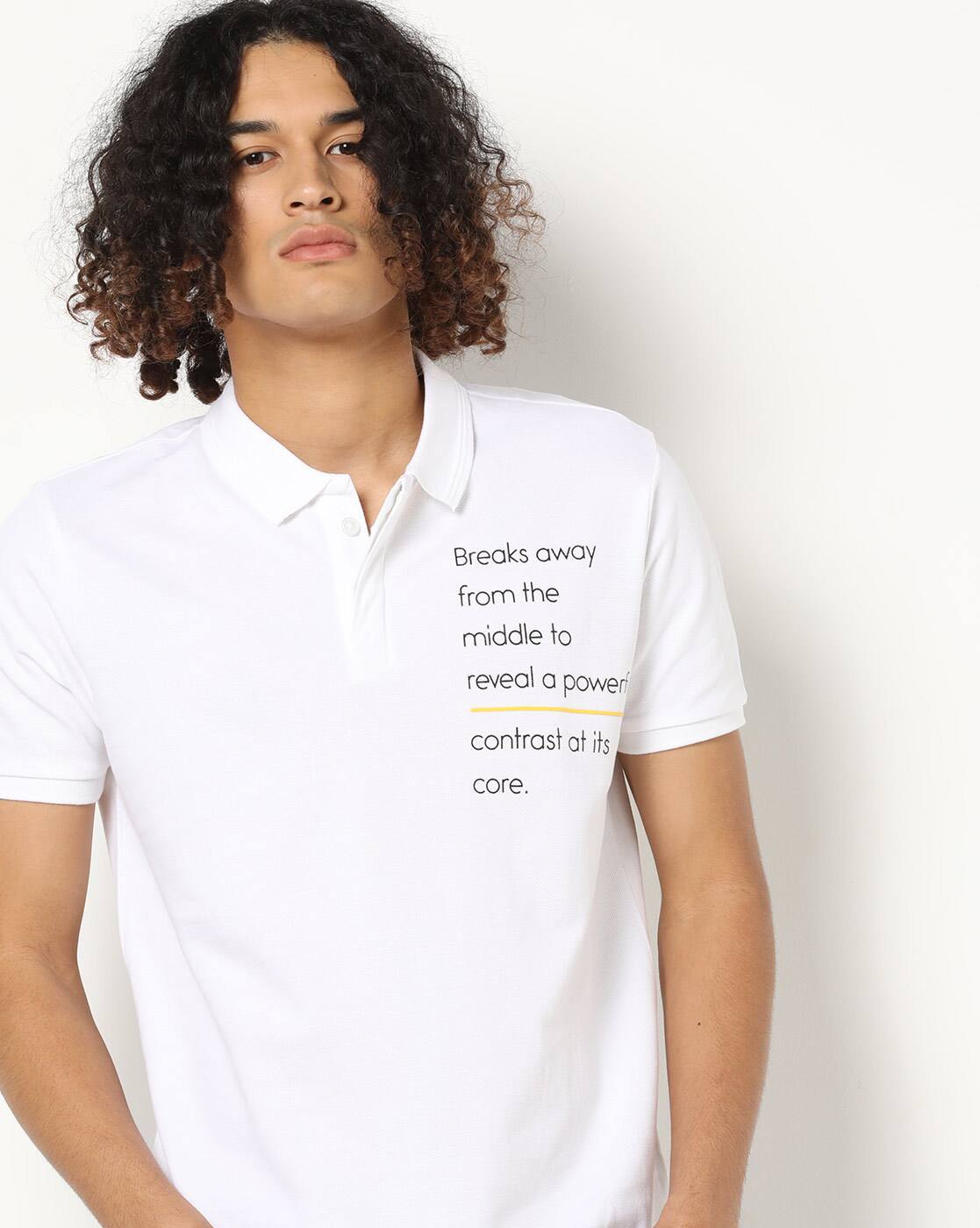 ajio polo t shirts