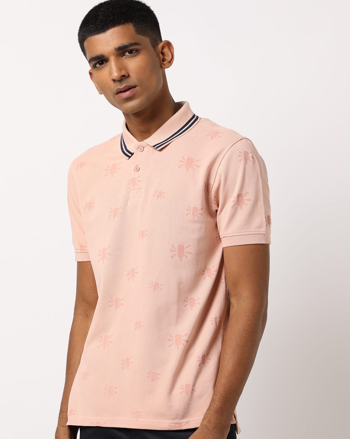 Buy Pink Tshirts for Men by AJIO Online 