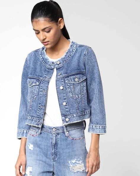 denim jacket for women ajio