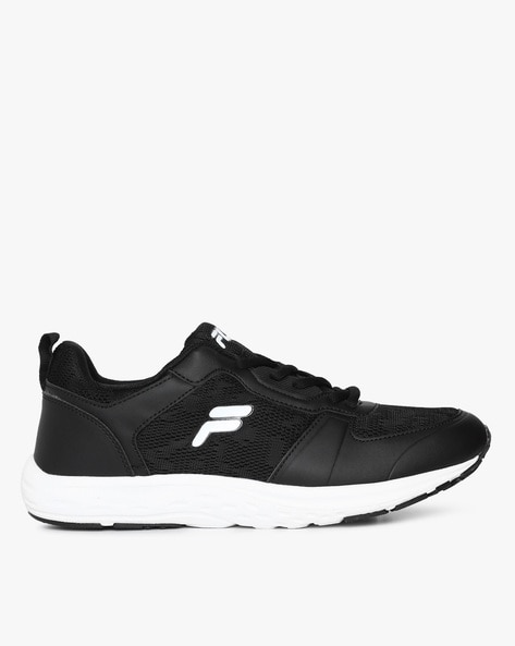 fila black running shoes