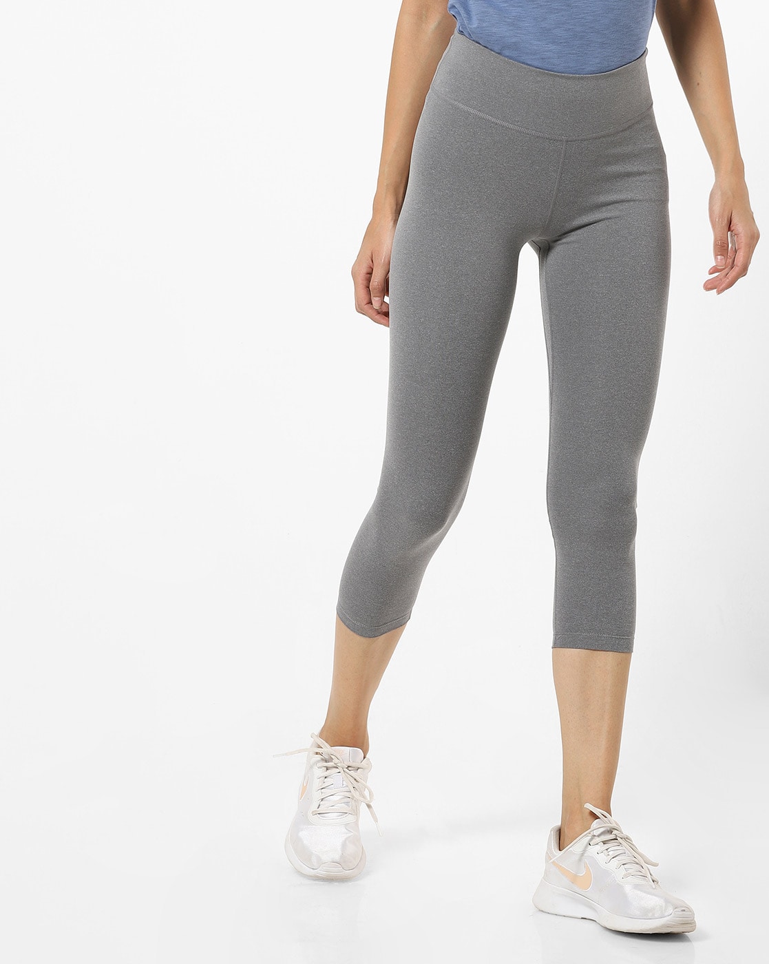 nike grey capri leggings