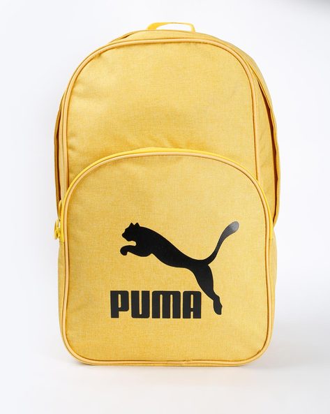 yellow puma backpack