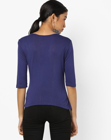 Buy Blue Tshirts for Women by AJIO Online