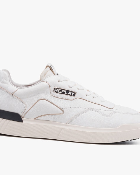 REPLAY, Off white Men's Sneakers