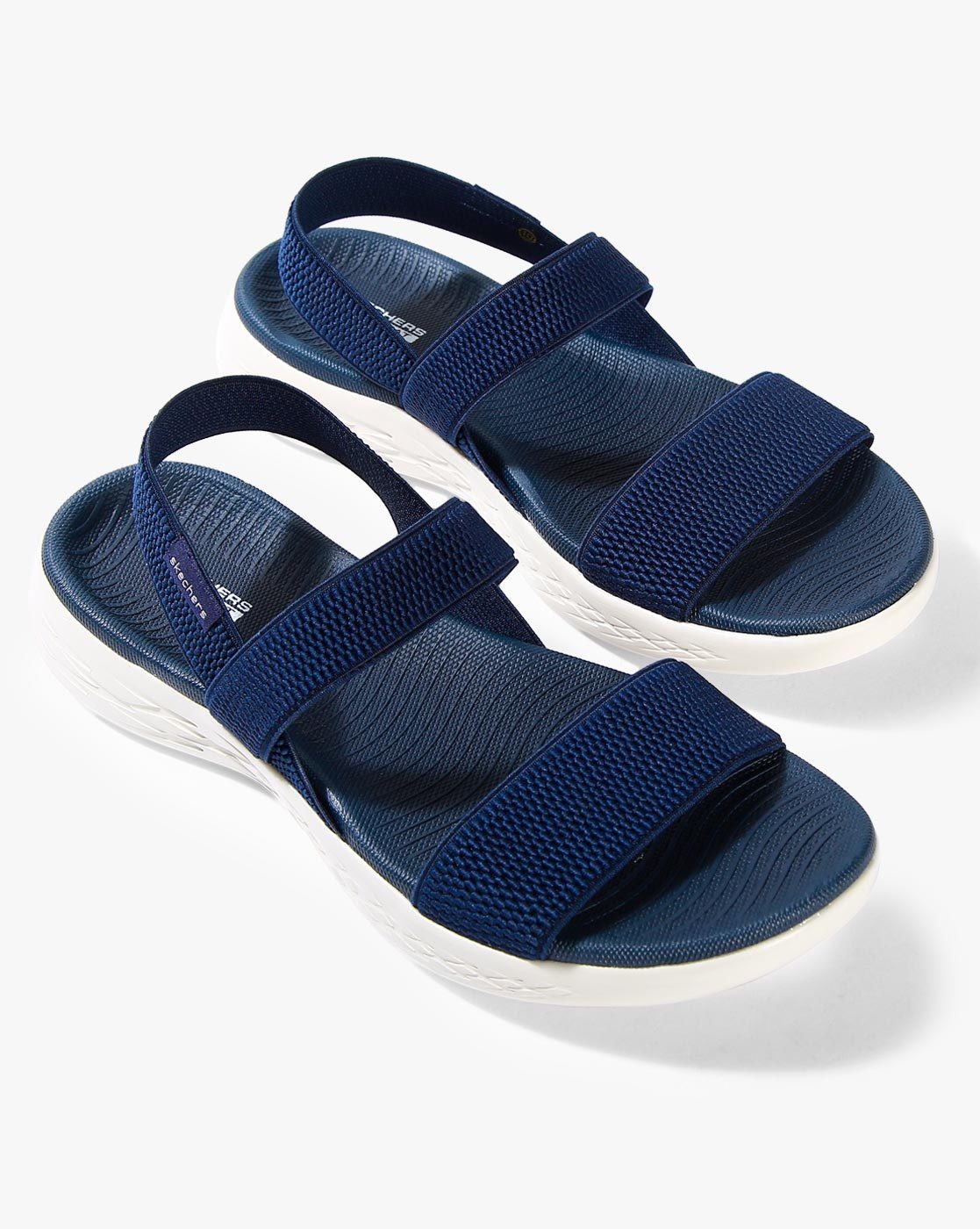 Buy Navy Blue Flat Sandals for Women by 