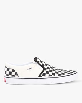 Mens black and white cheap checkered vans