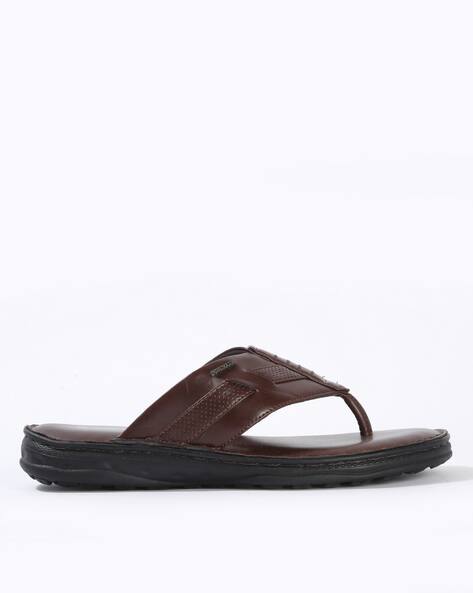 SCHUMANN Men Panelled Thong-Strap Casual Sandals