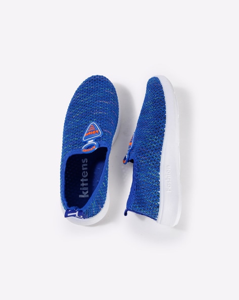 Kittens Textured Slip-On Shoes