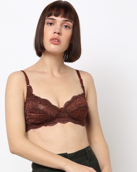 Buy Coffee Brown Bras for Women by Floret Online