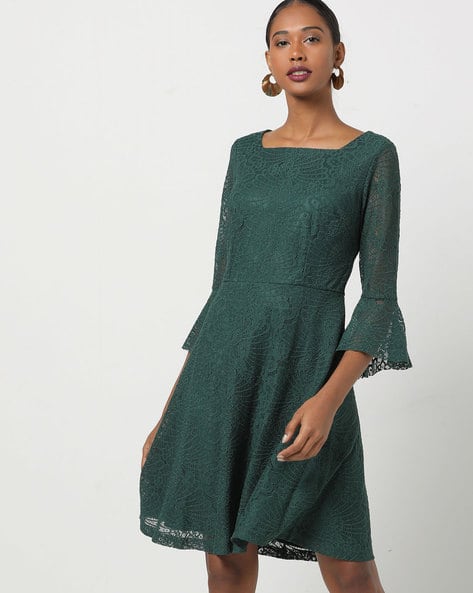 Buy Green Dresses for Women by Fig 