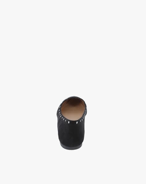 Textured Studded Ballerinas view 3