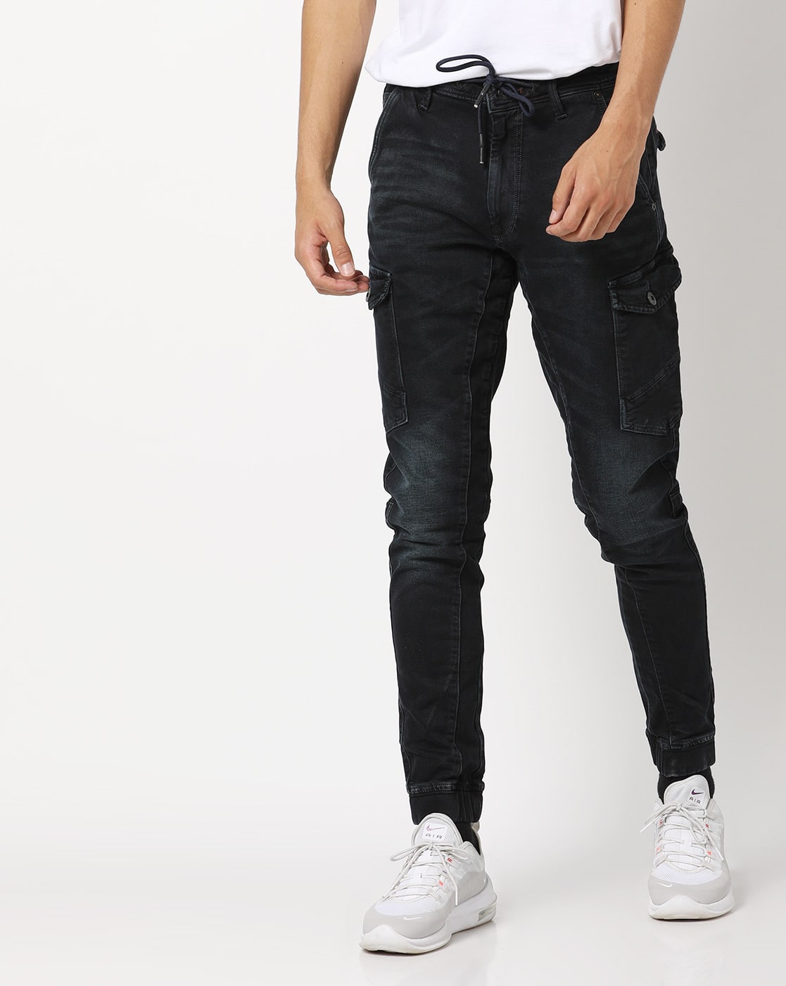elasticated jeans for men