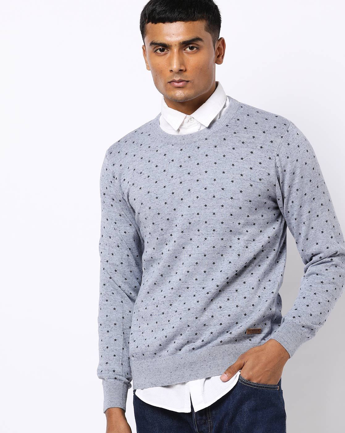 printed sweaters for men