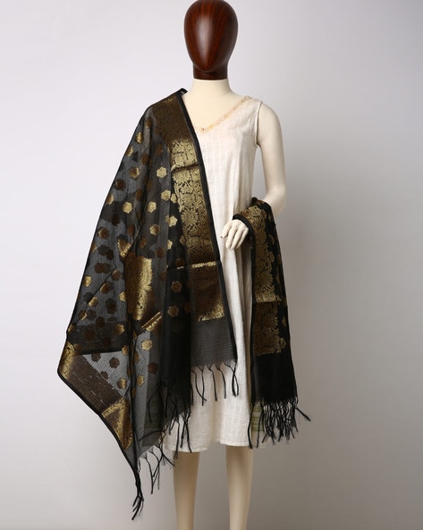 Dupatta with Woven Butis Price in India