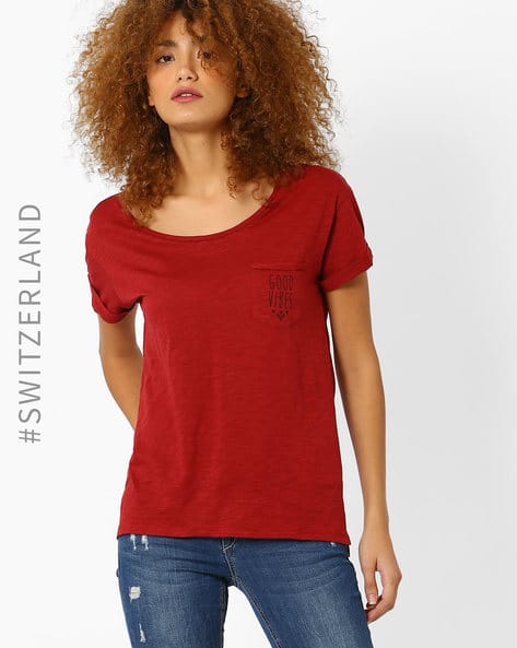 Knitted Crew-Neck T-shirt