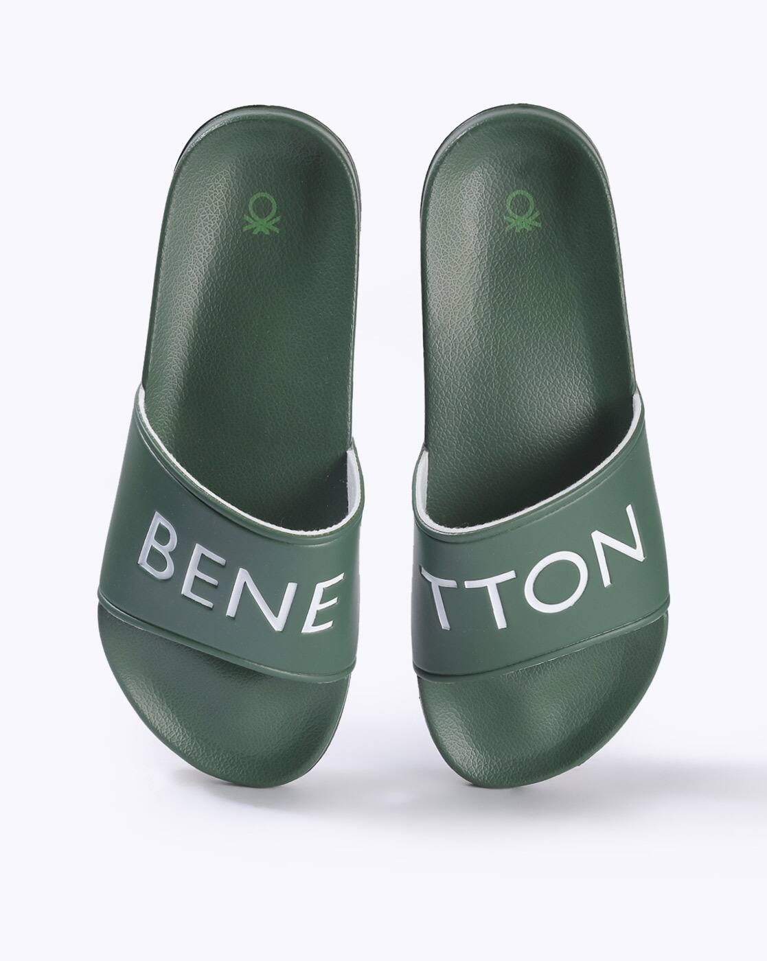 Buy Olive Green Flip Flop u0026 Slippers for Men by UNITED COLORS OF BENETTON  Online | Ajio.com