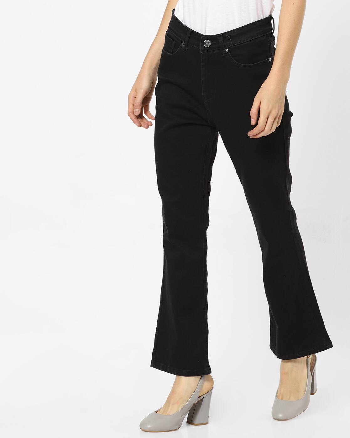 bootcut jeggings black