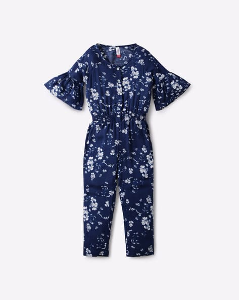 navy blue polo jumpsuit