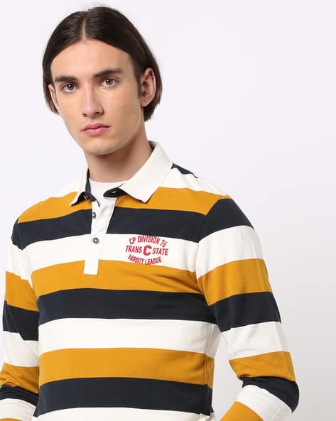 Buy White \u0026 Yellow Tshirts for Men by 