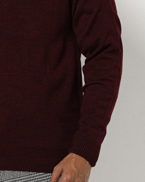 wine red sweaters