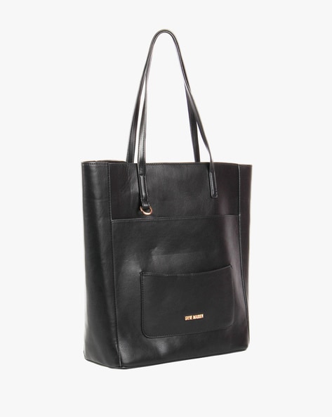 Steve Madden katni tote bag with detachable crossbody bag in black