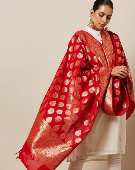 banarasi dupatta dress online