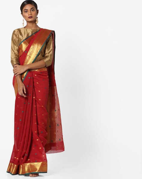 Buy Red Sarees For Women By Era Online Ajio Com