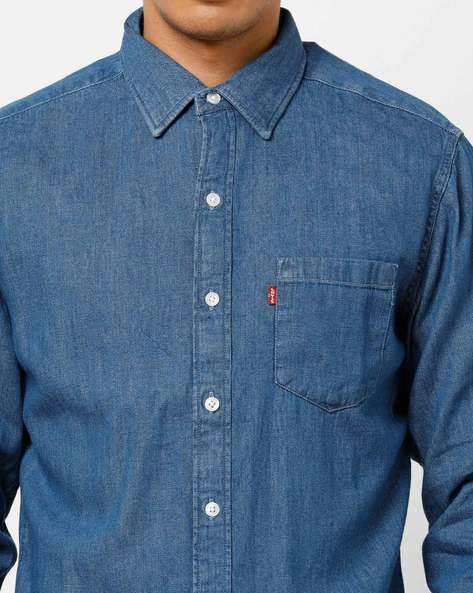 levi denim shirts for sale