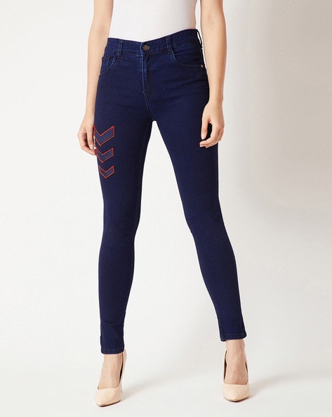 Skinny Jeans with Applique