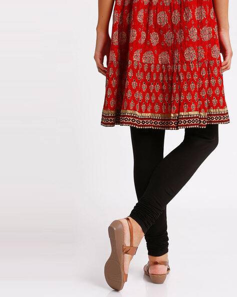 Buy Black Leggings for Women by AVAASA 