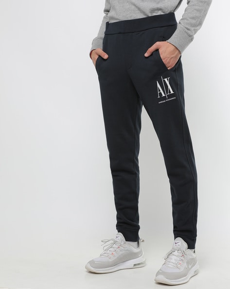 Armani Exchange Logo Embroidered Track Pants  Farfetch