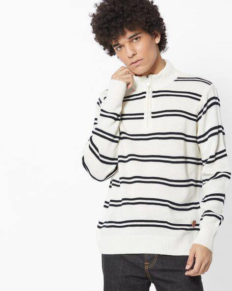 sweater with front zipper