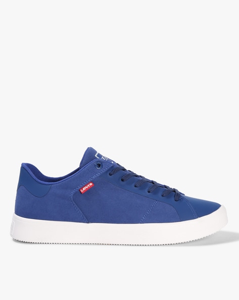 levis navy blue shoes