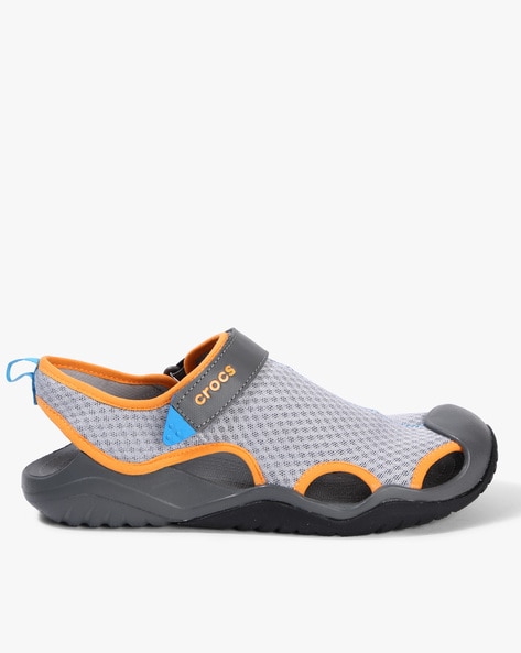 Grey Casual Sandals for Men by CROCS 