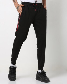 jet black joggers