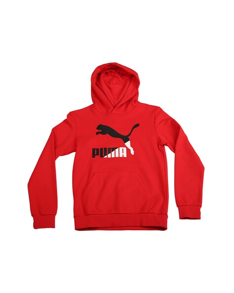 red puma hoodie