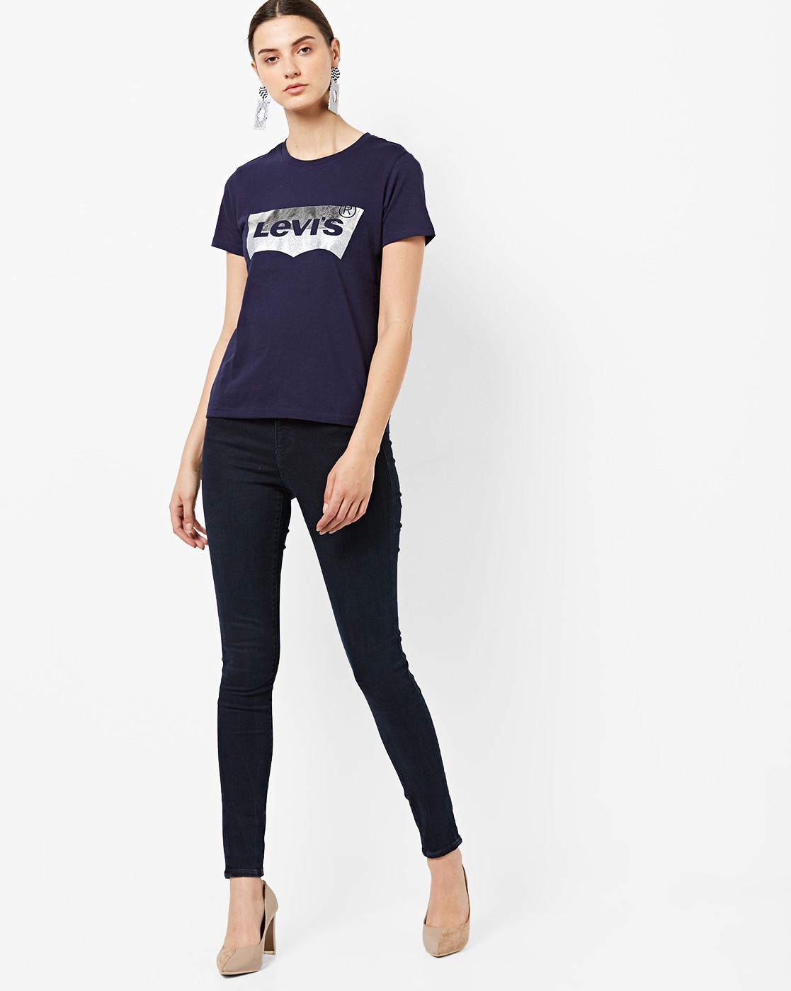 Buy Blue Tshirts for Women by LEVIS Online Ajio