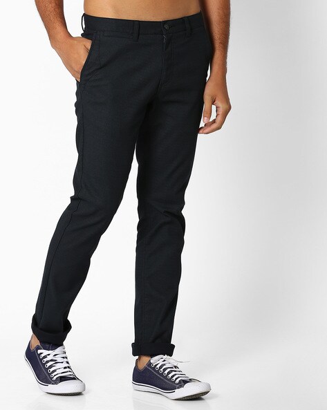 Buy Blue Trousers & Pants for Men by NETPLAY Online