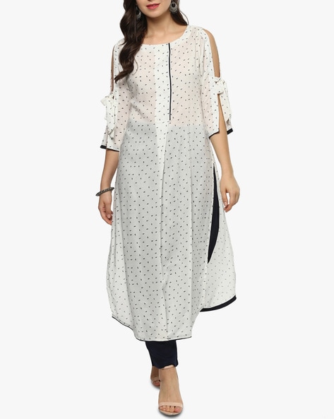 white kurta for women online