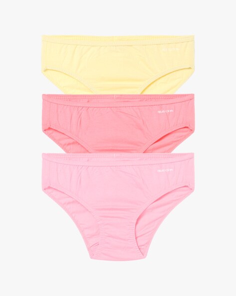 Buy Bodycare Womens Combed Cotton Assorted Striped Bikini Briefs-Pack of 3  Online at Best Prices in India - JioMart.