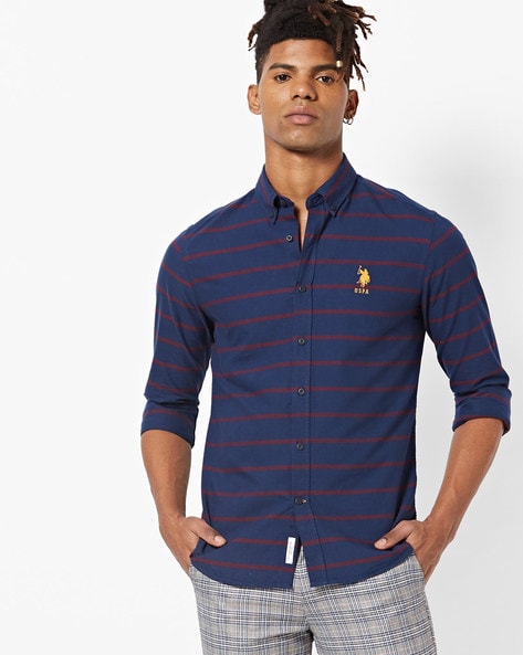 Buy Navy Blue Shirts for Men by U.S. Polo Assn. Online