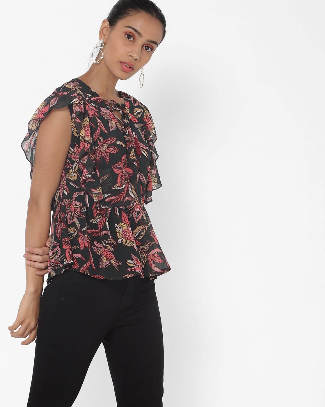 scotch and soda ruffle top