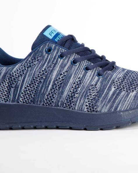 Washable Lace-Up Sports Shoes with Mesh Panelling (Image - 3)